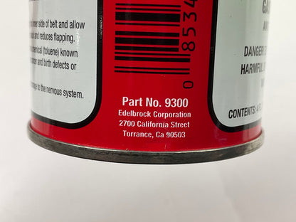 (2) Edelbrock 9300 Gasgacinch Gasket Sealant 4fl Oz