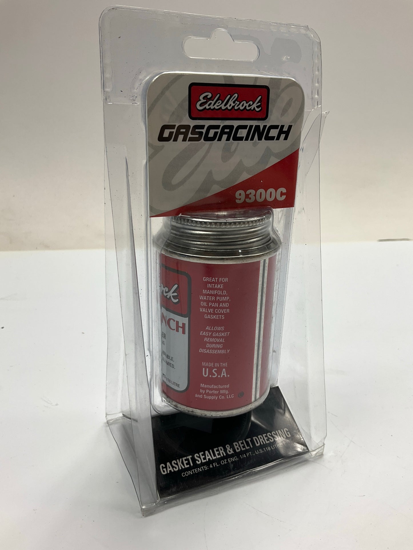 Edelbrock 9300C Gasgacinch Gasket Sealer - 4 Oz - Intake Manifolds, Water Pumps
