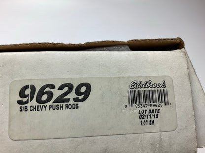 Edelbrock 9629 Chrome Moly Engine Push Rod Set +.100'' - Chevrolet SBC V8