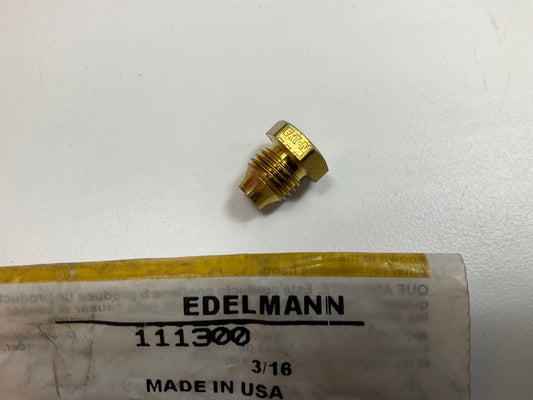 Edelmann 111300 Double Compression Fitting Nut, 3/16'' Tube