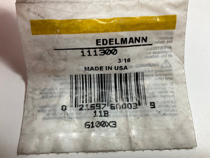 Edelmann 111300 Double Compression Fitting Nut, 3/16'' Tube