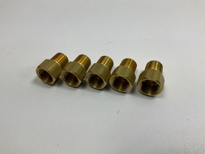 (5) Edelmann 112420 Double Compression Fitting Male Connector 1/4'' Tube 1/8'' NPT