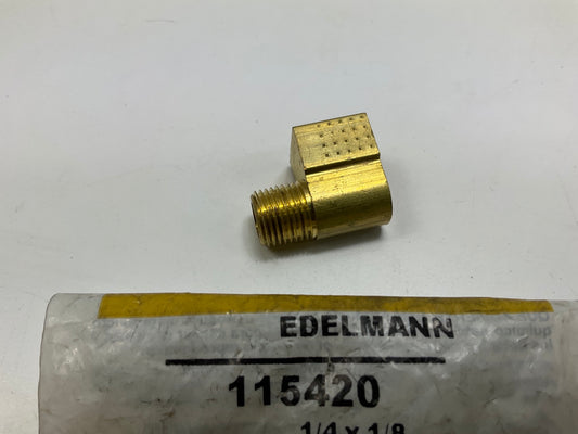 Edelmann 115420 Double Compression Male Elbow Fitting - 1/4'' Tube X 1/8'' Pipe