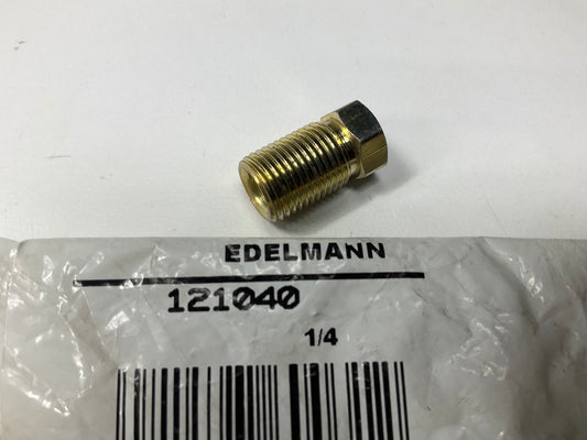 Edelmann 121040 Inverted Flare Tube Long Nut Fitting, 1/4'' Tube