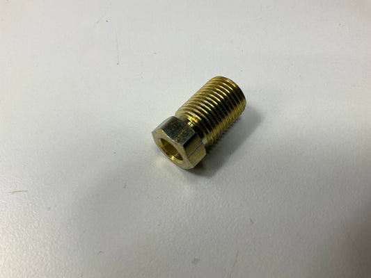 Edelmann 121040 Inverted Flare Tube Long Nut Fitting, 1/4'' Tube