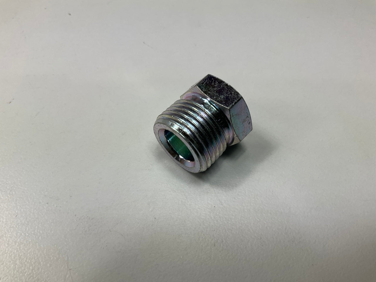 Edelmann 121067 Inverted Flare Tube Steel Nut Fitting, 3/8'' Tube, 7/16'' Thread