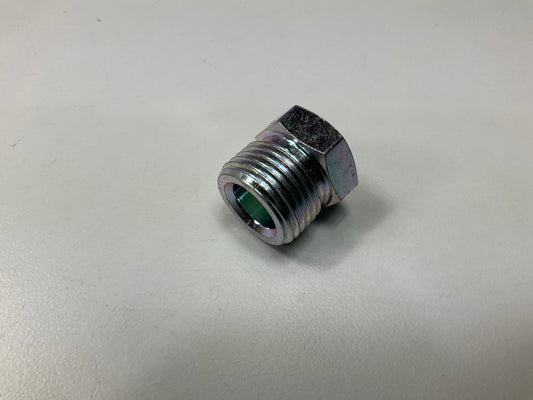 Edelmann 121067 Inverted Flare Tube Steel Nut Fitting, 3/8'' Tube, 7/16'' Thread