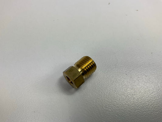 (5) Edelmann 121300 Inverted Flare Tube Brass Nut Fitting, 3/16'' Tube