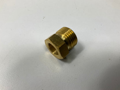 Edelmann 121600 Inverted Flare Tube Fitting Brass Nut, 3/8'' Tube