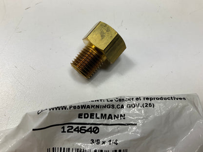 Edelmann 124640 Inverted Flare Brake Line Male Fitting, 3/8'' Tube, 1/4'' Thread