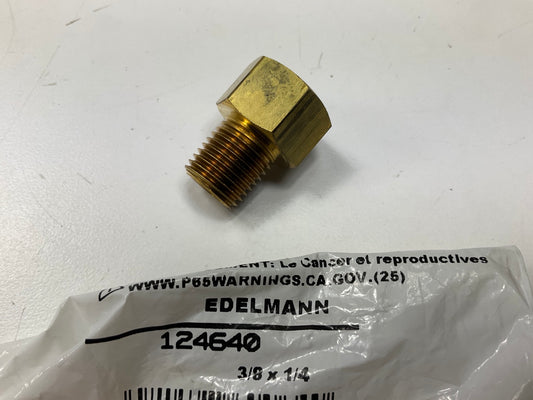 Edelmann 124640 Inverted Flare Brake Line Male Fitting, 3/8'' Tube, 1/4'' Thread