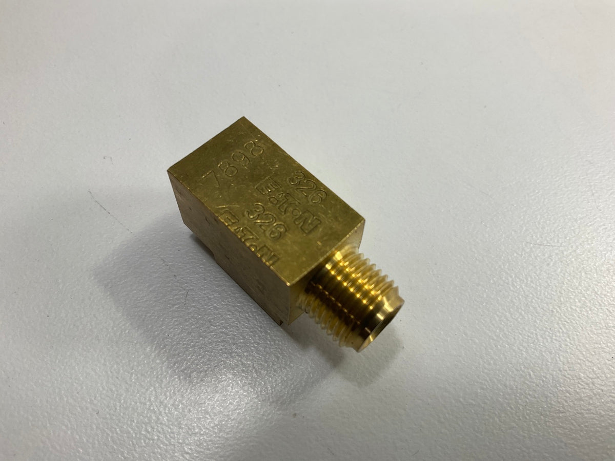 Edelmann 127444 Inverted Flare Trailer Brake Tee 1/4'' F X 1/4'' F X 1/4'' M Thread