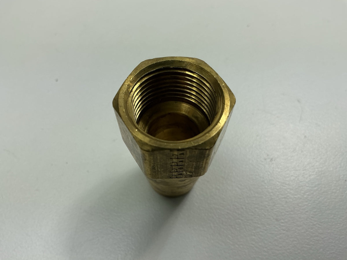 Edelmann 141800 SAE 45 Degree Flared Tube Long Nut Fitting 1/2'' Tube