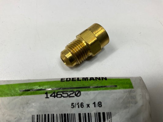 Edelmann 146520 SAE 45 Degree Flared Tube Female Fitting, 5/16'' Tube, 1/8'' FNPT