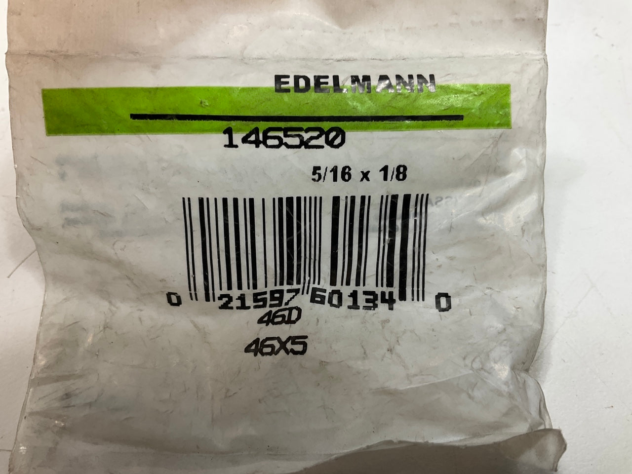 Edelmann 146520 SAE 45 Degree Flared Tube Female Fitting, 5/16'' Tube, 1/8'' FNPT