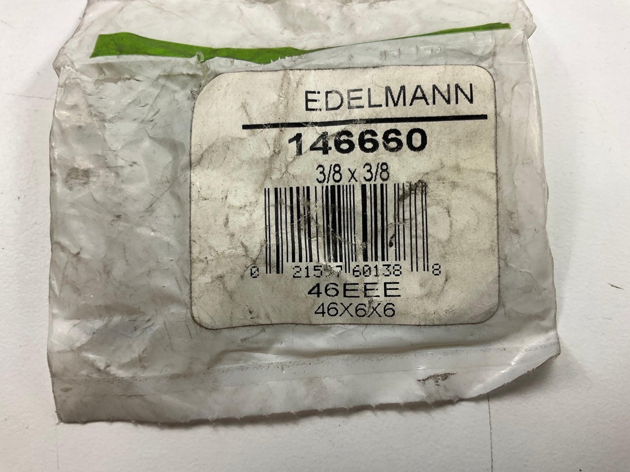 (5) Edelmann 146660 Hydraulic Fitting Female Connector 3/8'' Tube To 3/8'' FNPT