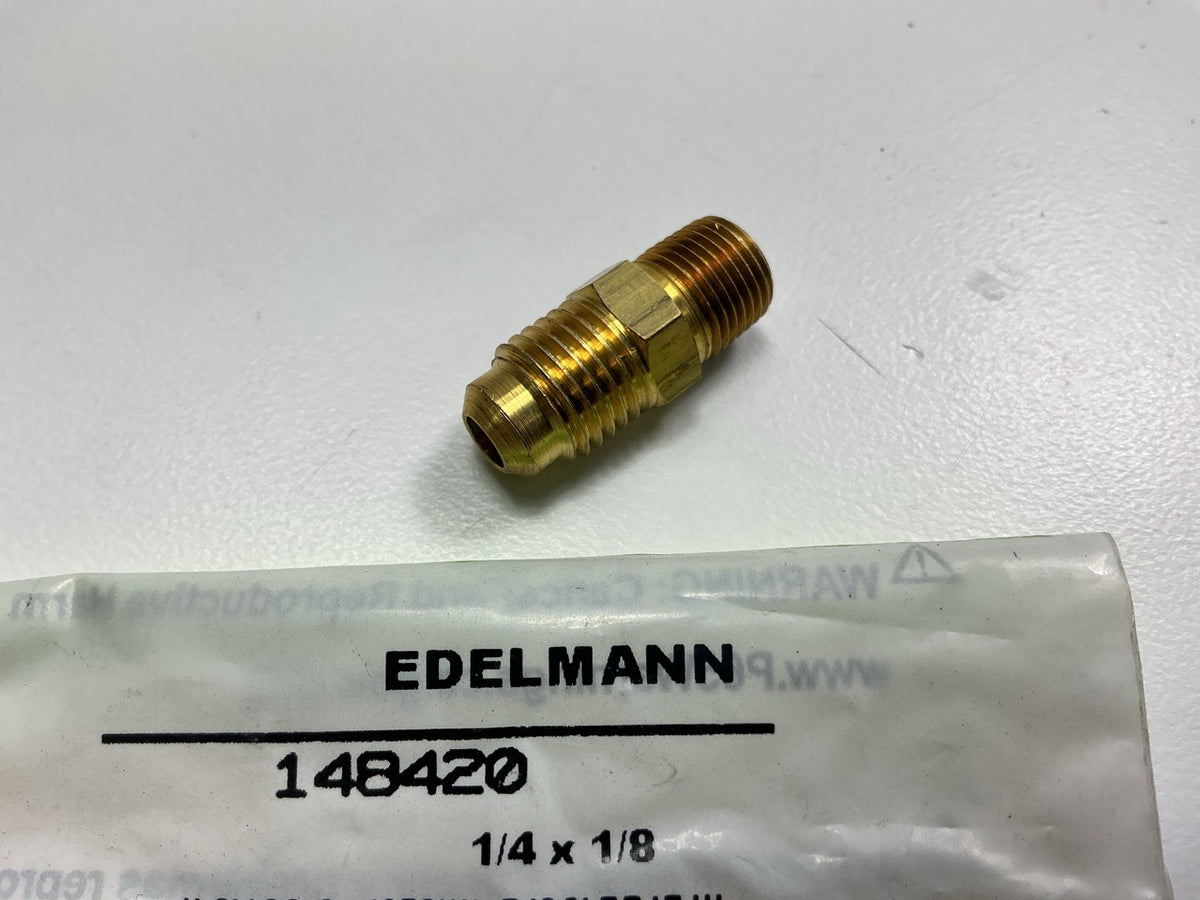 Edelmann 148420 SAE 45 Degree Flared Tube Male Fitting 1/4'' Tube X 1/8'' Thread
