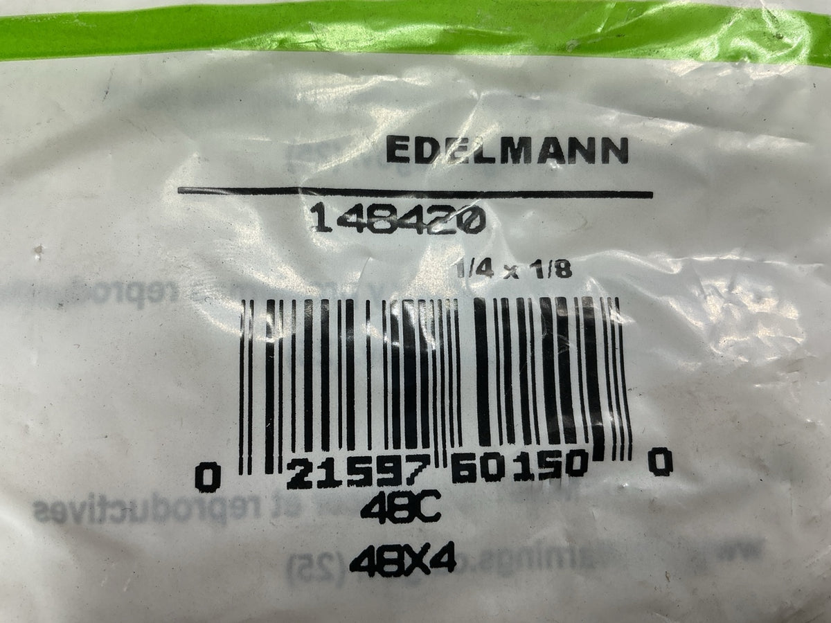 Edelmann 148420 SAE 45 Degree Flared Tube Male Fitting 1/4'' Tube X 1/8'' Thread
