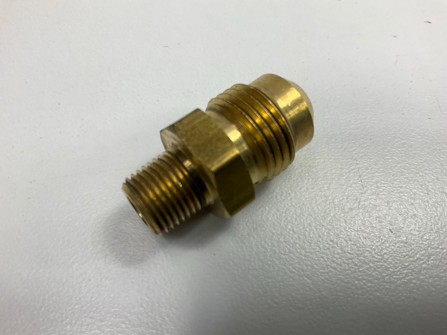 (5) Edelmann 148620 45 Degree Flared Tube Fitting 3/8'' Tube 1/8'' Pipe Thread