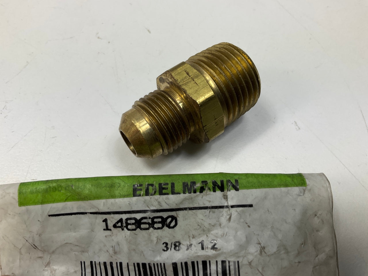 Edelmann 148680 Male Connector SAE 45 Deg Flared Fitting 3/8'' Tube X 1/2'' Pipe