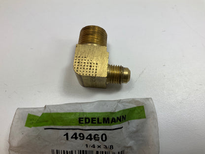 Edelmann 149460 45 Degree Flared Elbow Tube Fitting - 1/4'' Tube X 3/8'' MNPT