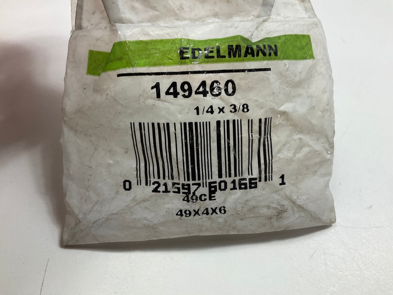 Edelmann 149460 45 Degree Flared Elbow Tube Fitting - 1/4'' Tube X 3/8'' MNPT