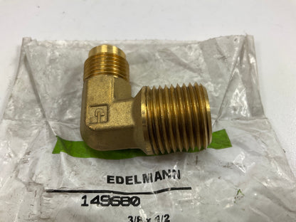 Edelmann 149680 Flared Tube SAE 45 Deg. Male Elbow Fitting 3/8'' Tube X 1/2'' Pipe