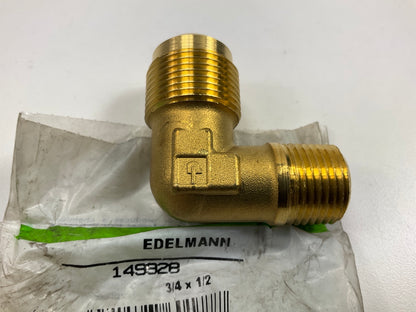 Edelmann 149928 SAE 45 Degrees Flare Male Elbow 3/4'' Tube X 1/2'' Pipe