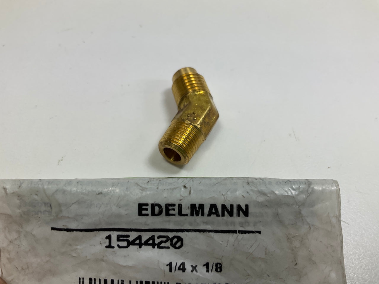 Edelmann 154420 Flare SAE 45 Deg Elbow Tube Fitting 1/4'' Tube X 1/8'' Pipe