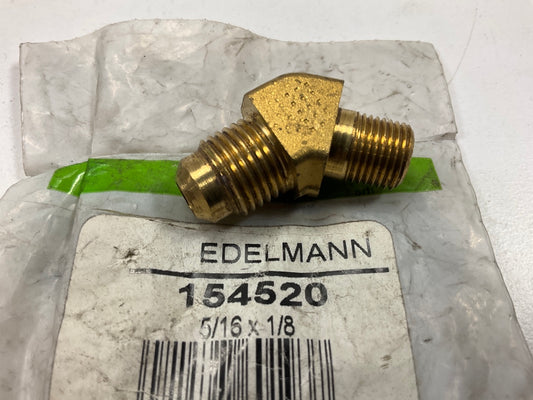 Edelmann 154520 45 Degree Hydraulic Coupler Adapter 5/16'' Male X 1/8'' Male NPT