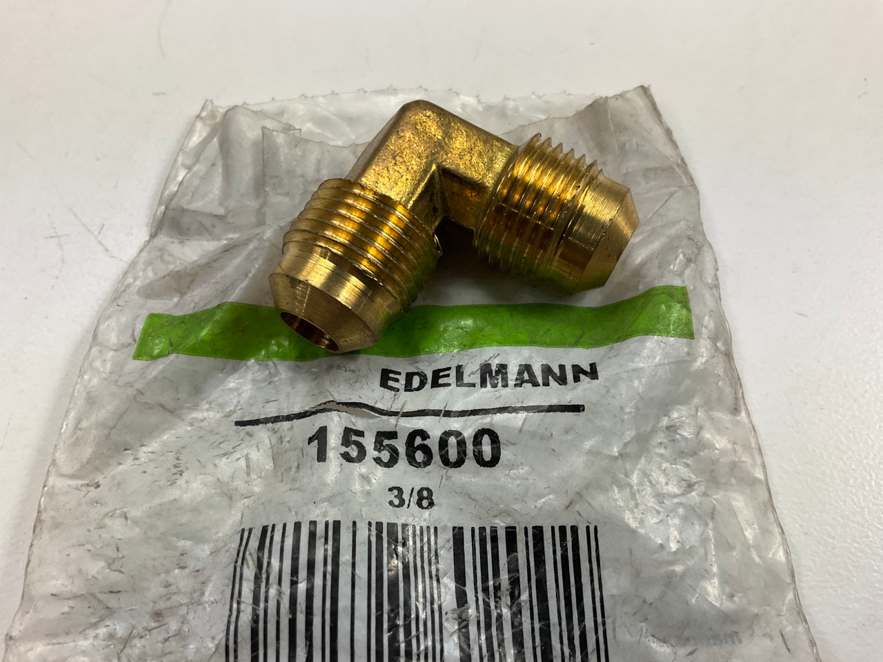 Edelmann 155600 SAE 45 Degree Flare Tube Union Fitting, 3/8''