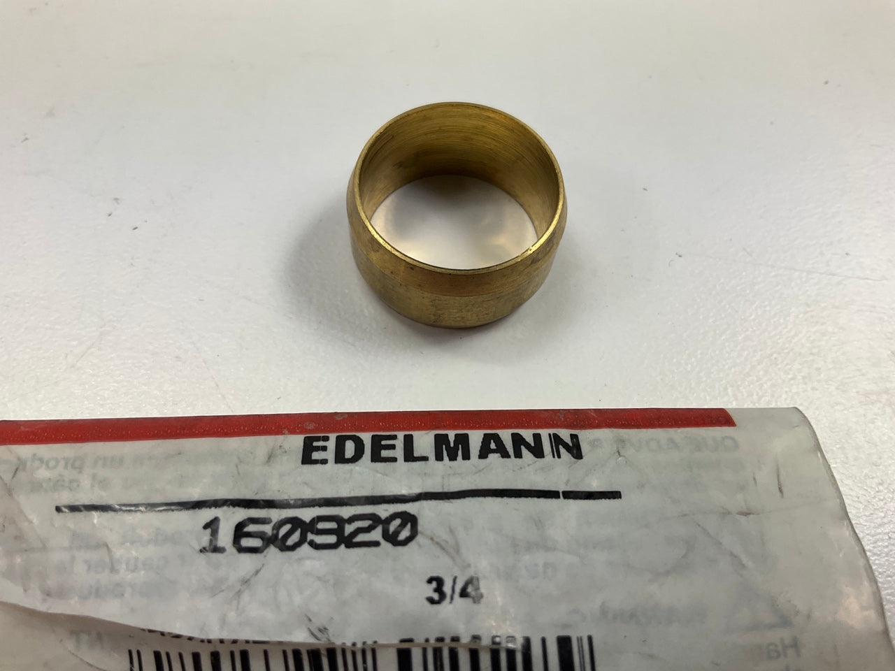 Edelmann 160920 Compression Fitting Sleeve, 3/4'' Tube