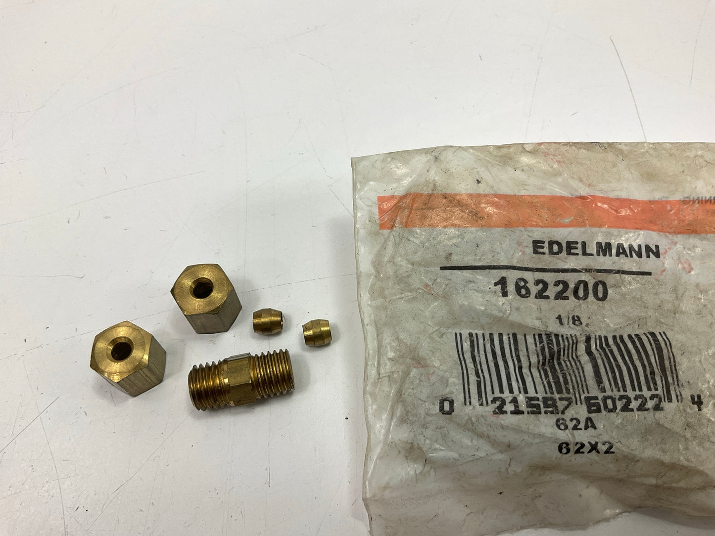 Edelmann 162200 1/8'' Tube Size Compression Union Fitting