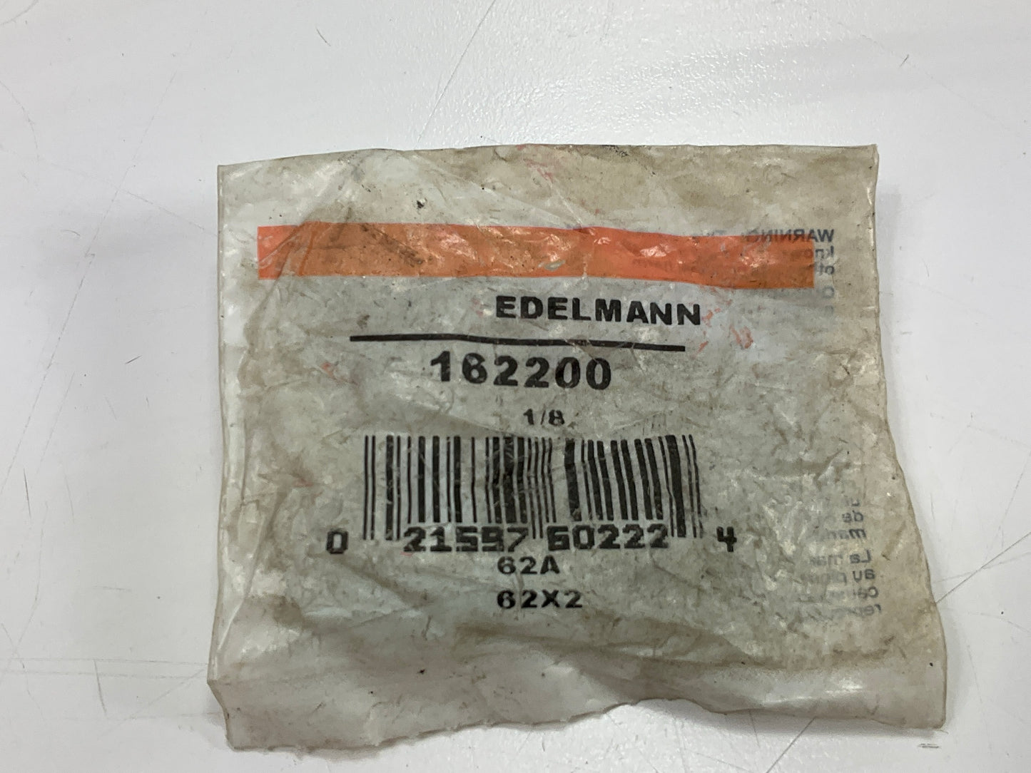 Edelmann 162200 1/8'' Tube Size Compression Union Fitting
