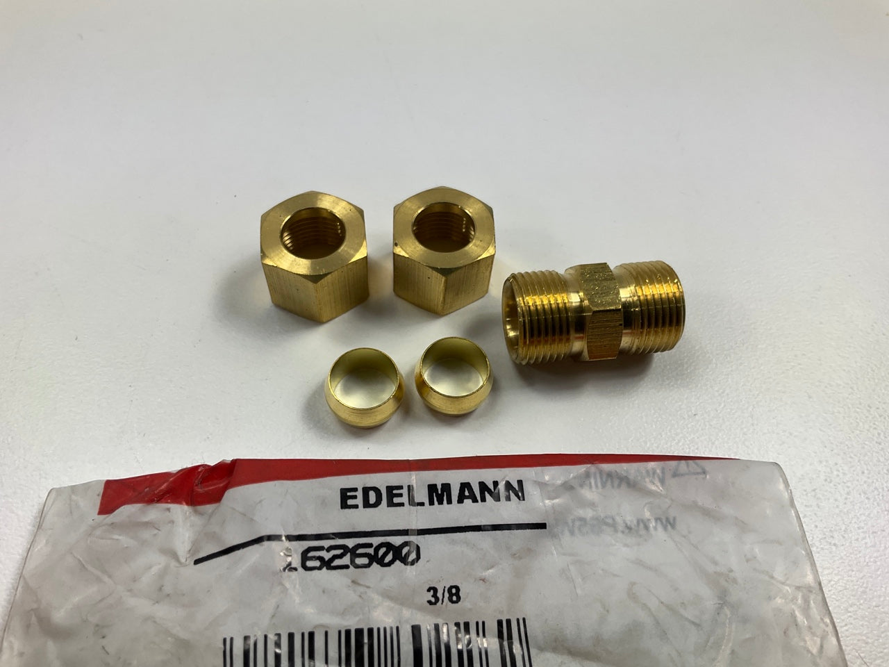 Edelmann 162600 Union Compression Fitting, 3/8'' Tube Size