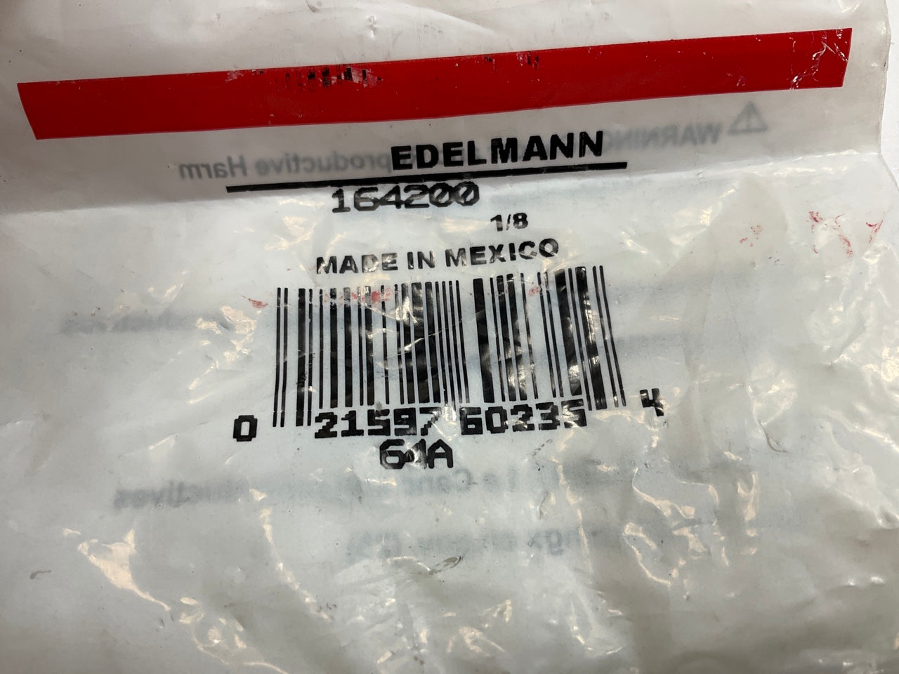 Edelmann 164200 Union Tee Compression Fitting, 1/8'' Tube