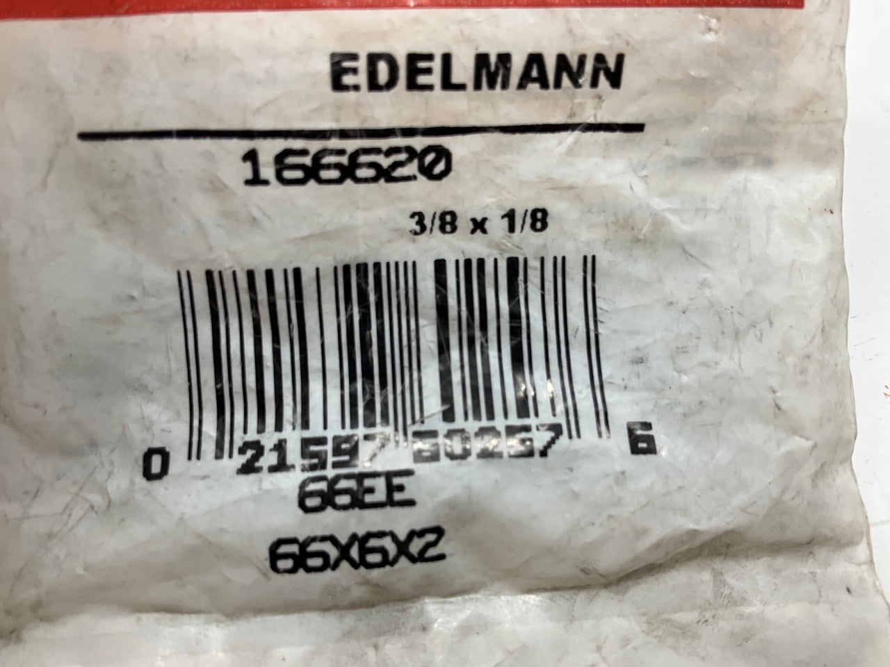 Edelmann 166620 Female Connector Compression Fitting, 3/8'' Tube, 1/8'' FNPT