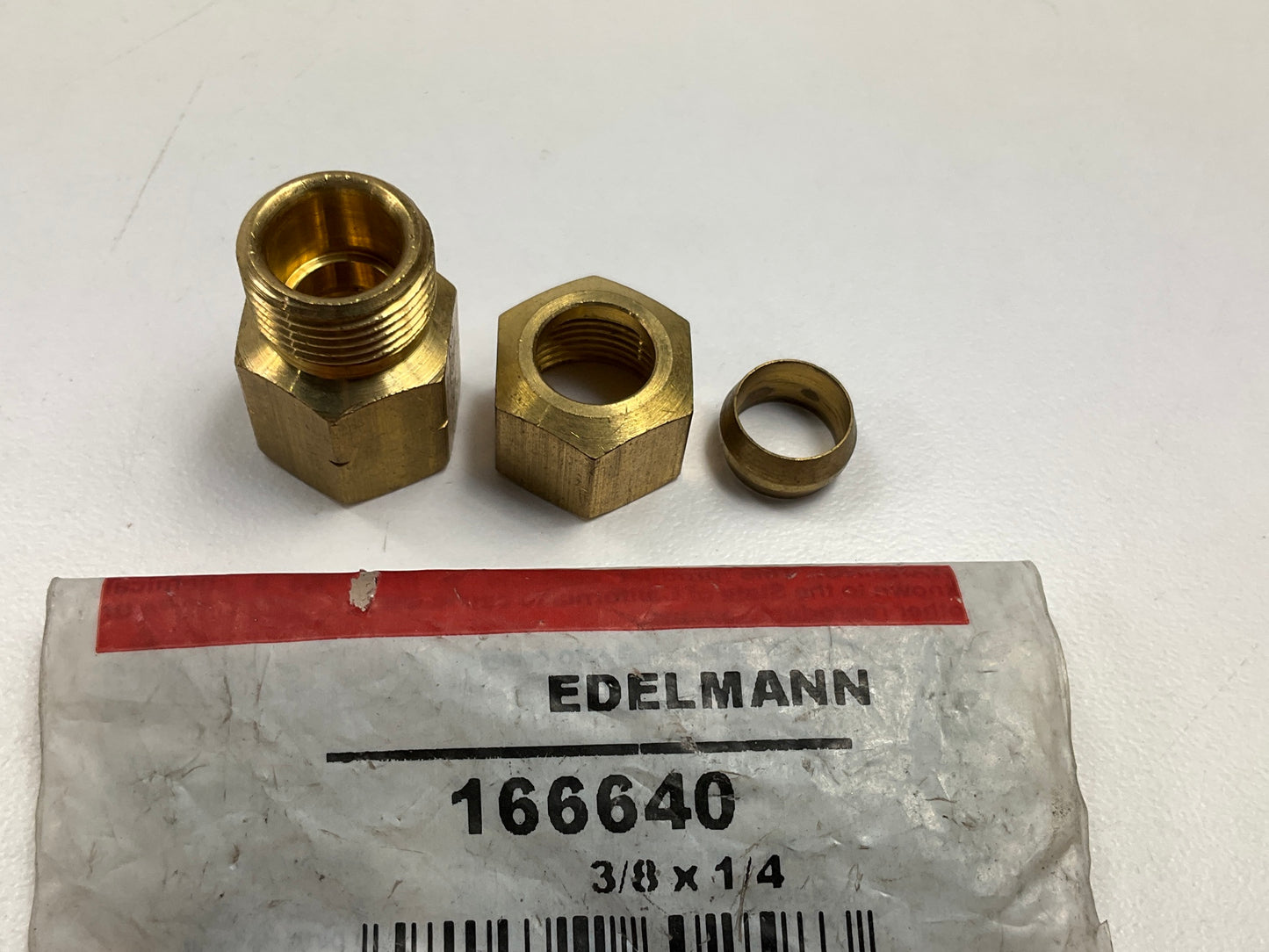 Edelmann 166640 Compression Fitting Female Connector 3/8'' Tube X 1/4'' Female