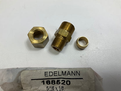 Edelmann 168520 Male Compression Fitting Connector 5/16'' Tube X 1/8'' Pipe