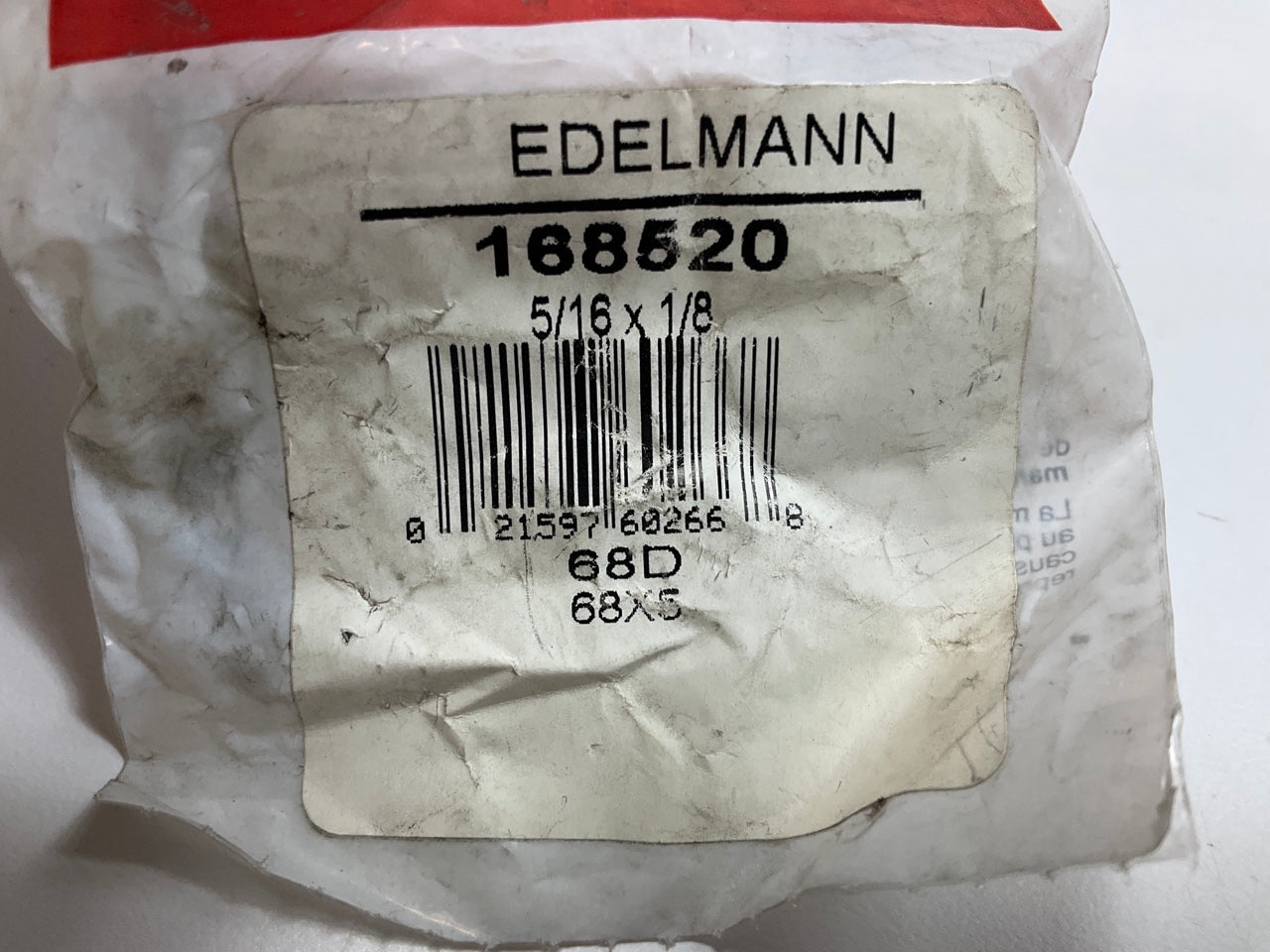 Edelmann 168520 Male Compression Fitting Connector 5/16'' Tube X 1/8'' Pipe