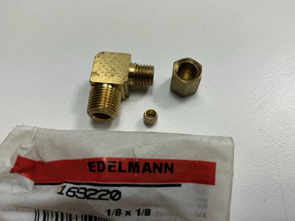 Edelmann 169220 Male Elbow Compression Fitting 1/8'' Tube X 1/8'' Thread