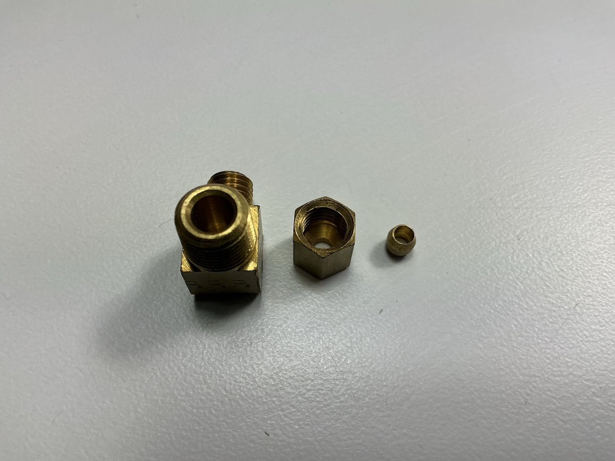 Edelmann 169220 Male Elbow Compression Fitting 1/8'' Tube X 1/8'' Thread