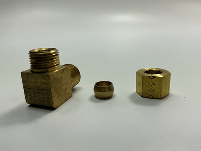 Edelmann 169540 Male Elbow Compression Fitting 5/16'' Tube X 1/4'' Pipe Thread