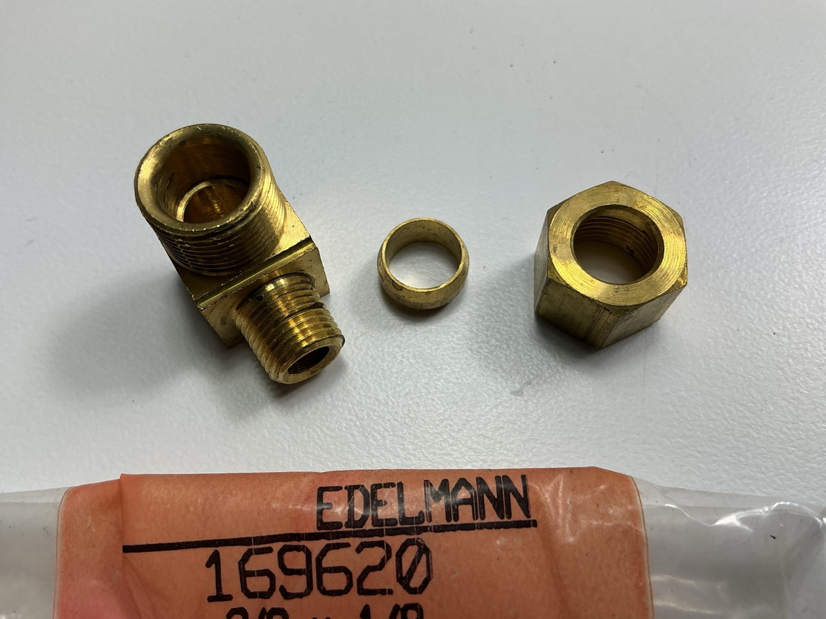 Edelmann 1696620 Male Elbow Compression Fitting 3/8'' Tube X 1/8'' Thread