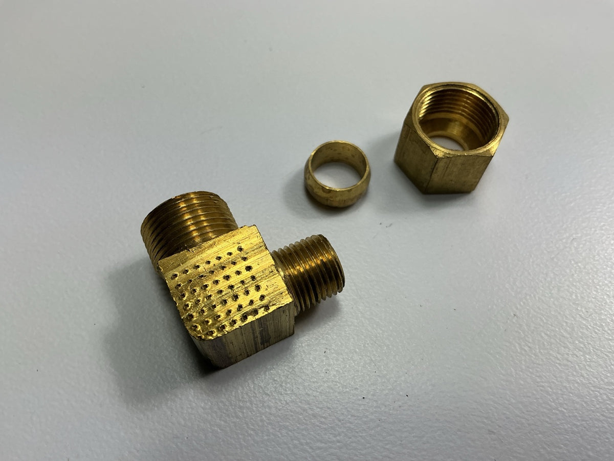 Edelmann 1696620 Male Elbow Compression Fitting 3/8'' Tube X 1/8'' Thread