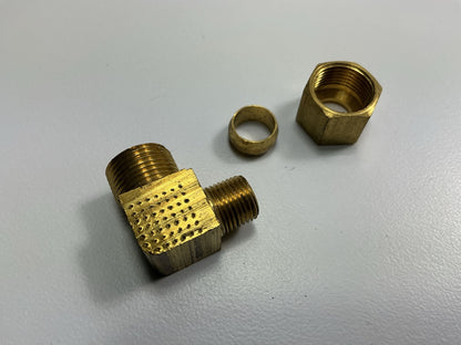 Edelmann 1696620 Male Elbow Compression Fitting 3/8'' Tube X 1/8'' Thread