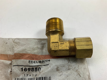 Edelmann 169880 Compression Fitting 90 Deg Male Elbow 1/2'' Tube X 1/2'' Pipe