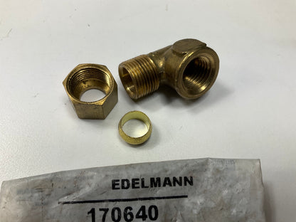 Edelmann 170640 Compression Fitting Female Elbow 3/8'' Tube Size X 1/4'' Pipe