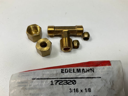 Edelmann 172320 Male Branch Tee Compression Fitting 3/16'' Tube X 1/8'' Pipe