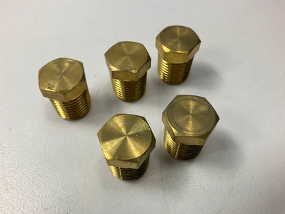 (5) Edelmann Pipe Thread Hex Head Plug Fitting 1/4'' Pipe Thread